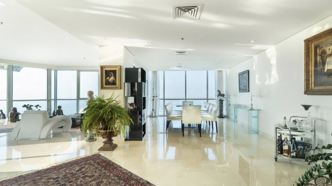 Luxurious 3-bedroom apartment in Al Fattan Marine Towers, Dubai Marina – 379 m², located on the 47th floor with panoramic sea views, priced at AED 12.8 million Maison D'Ahmed