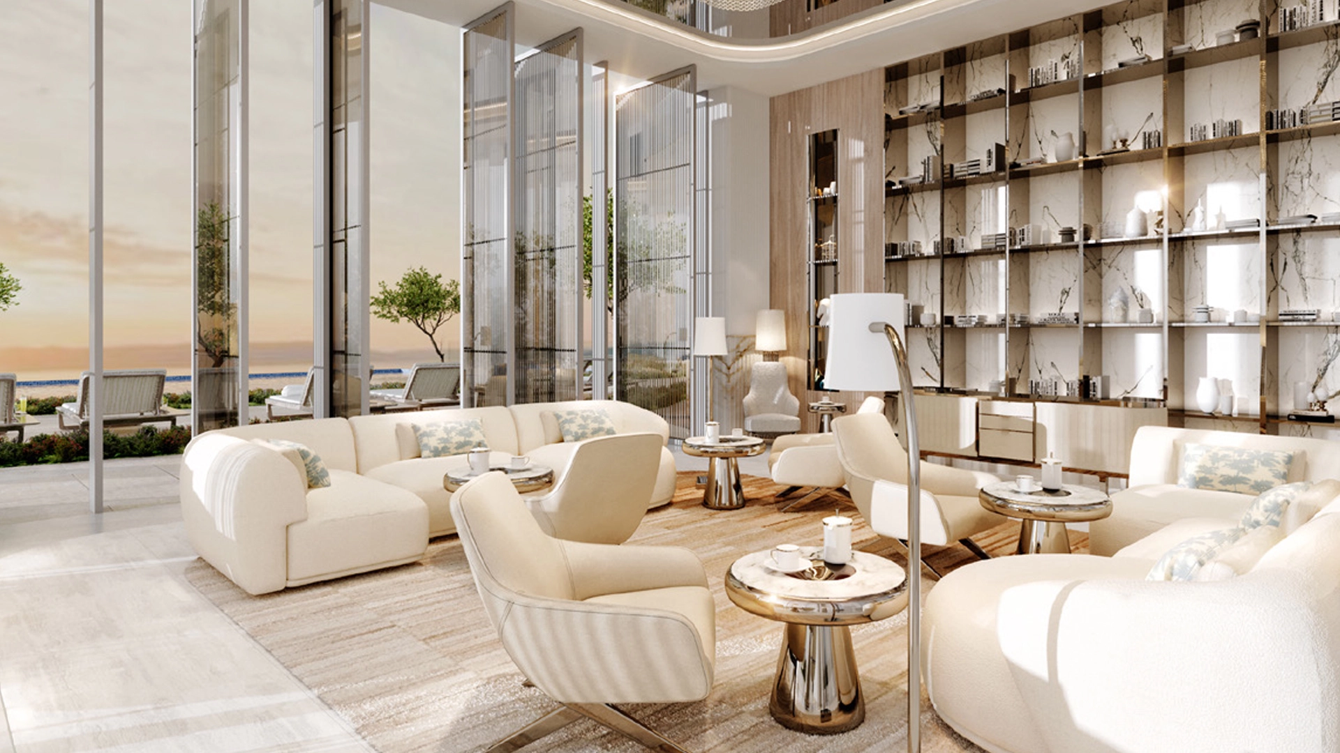 Фотографии интерьеров The Pier Residence at Dubai Maritime City