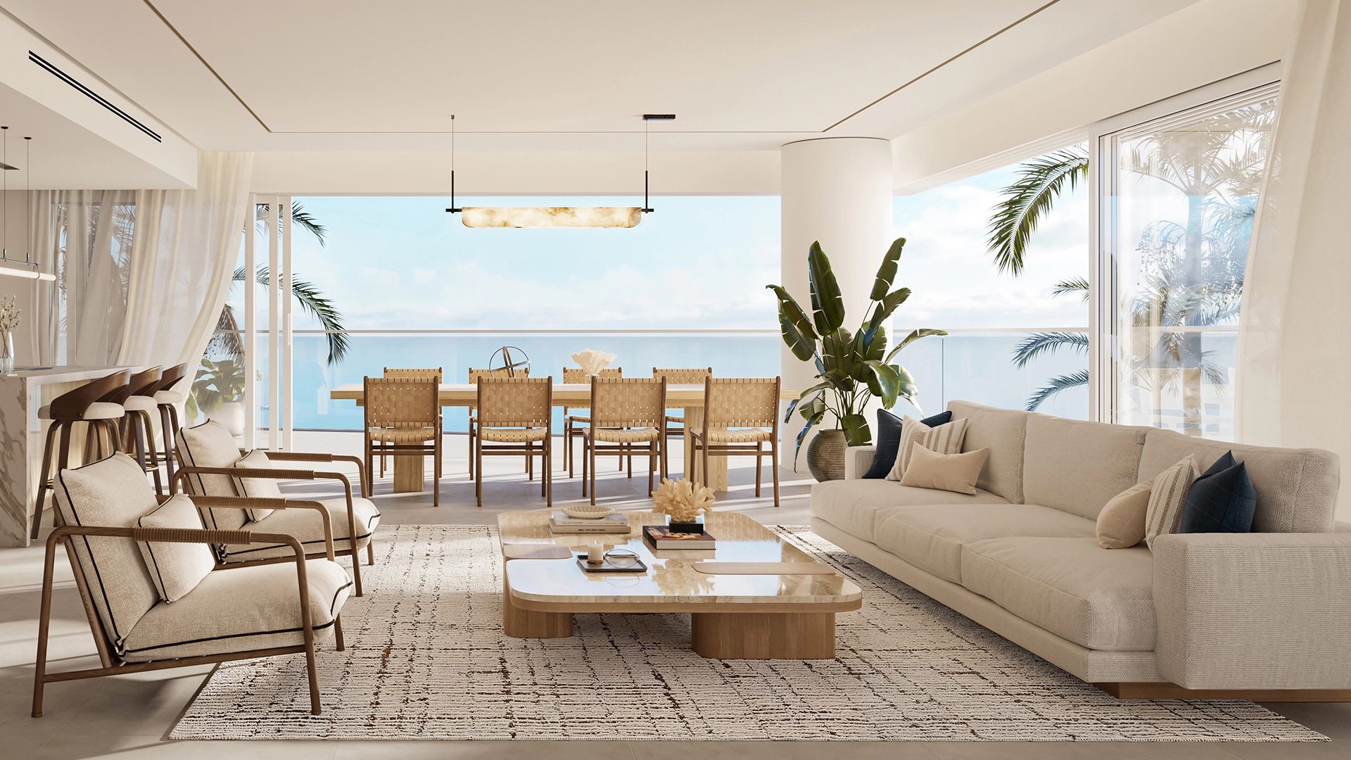 Фотографии интерьеров Fahid Beach Residences in Abu Dhabi