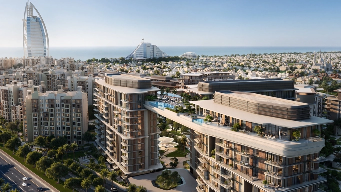 Nourella Residential Complex of three tower in MJL