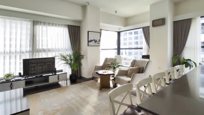 Modern 2-bedroom apartment in Pixel, Al Reem Island. Spacious 117 m² layout, located on the 10th floor. Available for rent at AED 14,000 per month - Maison D'Ahmed