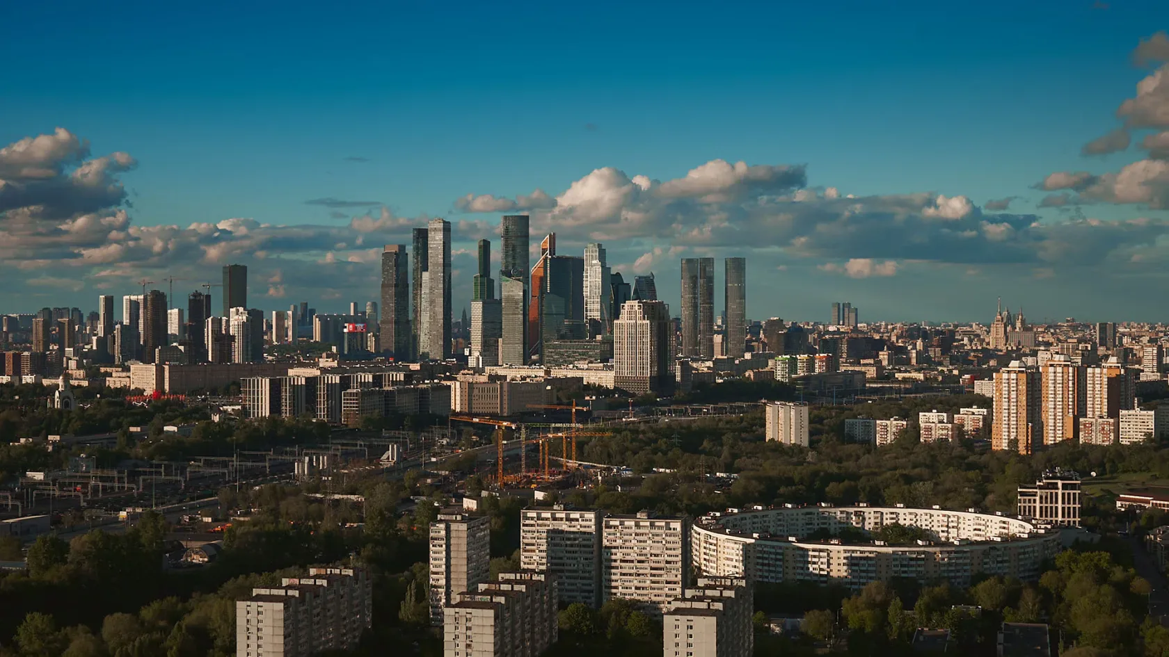Небесная Терраса — пентхаус в ЖК «Долина Сетунь», 35 этаж — Вид из окна