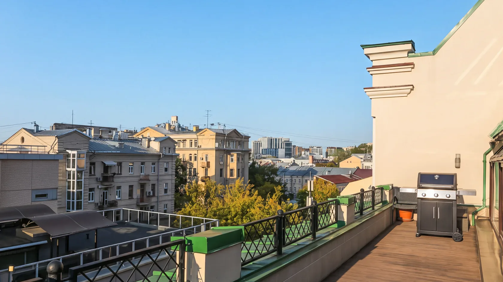 Очаг Мещанской — пентхаус в ЖК «Дом Удачи», 6 этаж — Терраса