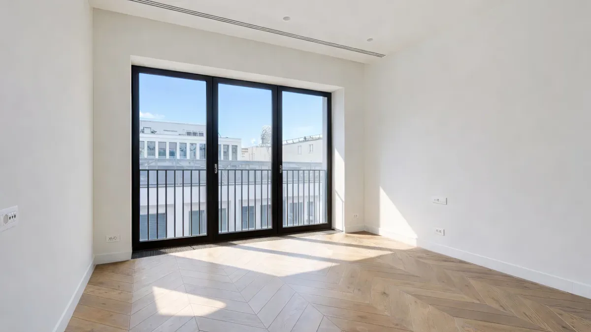 Высокая Панорама — пентхаус в ЖК «Cloud Nine», 5 этаж — Спальня