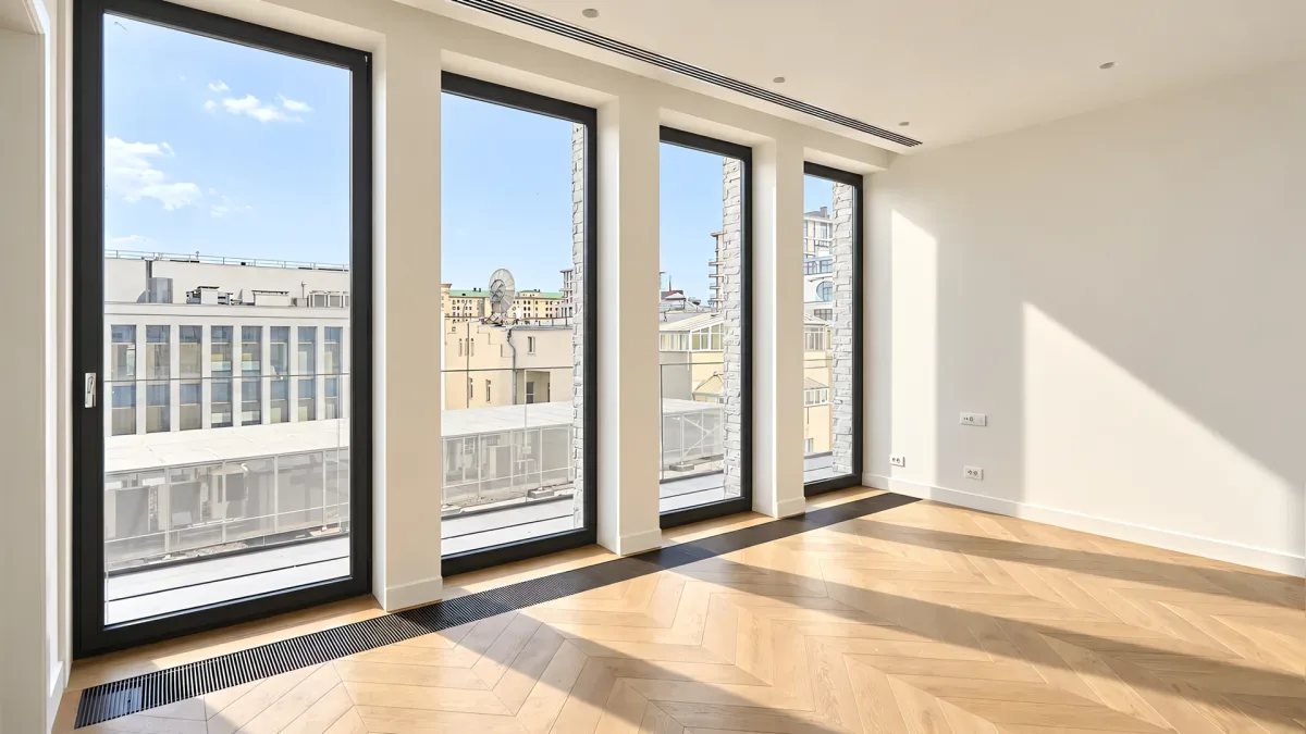 Высокая Панорама — пентхаус в ЖК «Cloud Nine», 5 этаж — Спальня