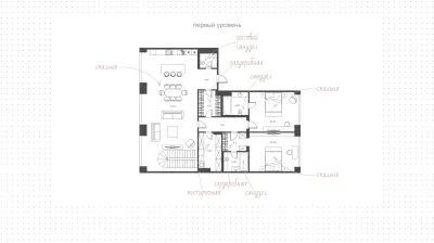 Высокая Панорама — пентхаус в ЖК «Cloud Nine», 5 этаж — Планировка