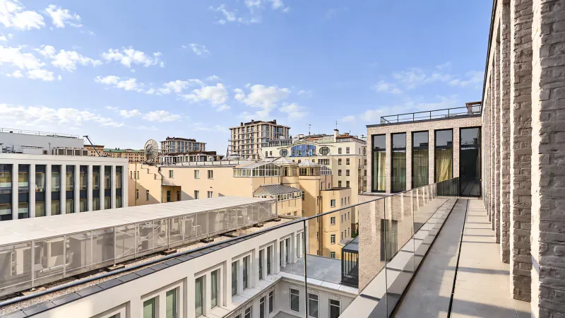 Высокая Панорама — пентхаус в ЖК «Cloud Nine», 5 этаж — Терраса