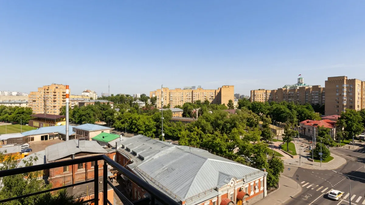 Терраса Селезнёвской — пентхаус в ЖК «Селезнёвская, 22», 7 этаж — Вид из окна