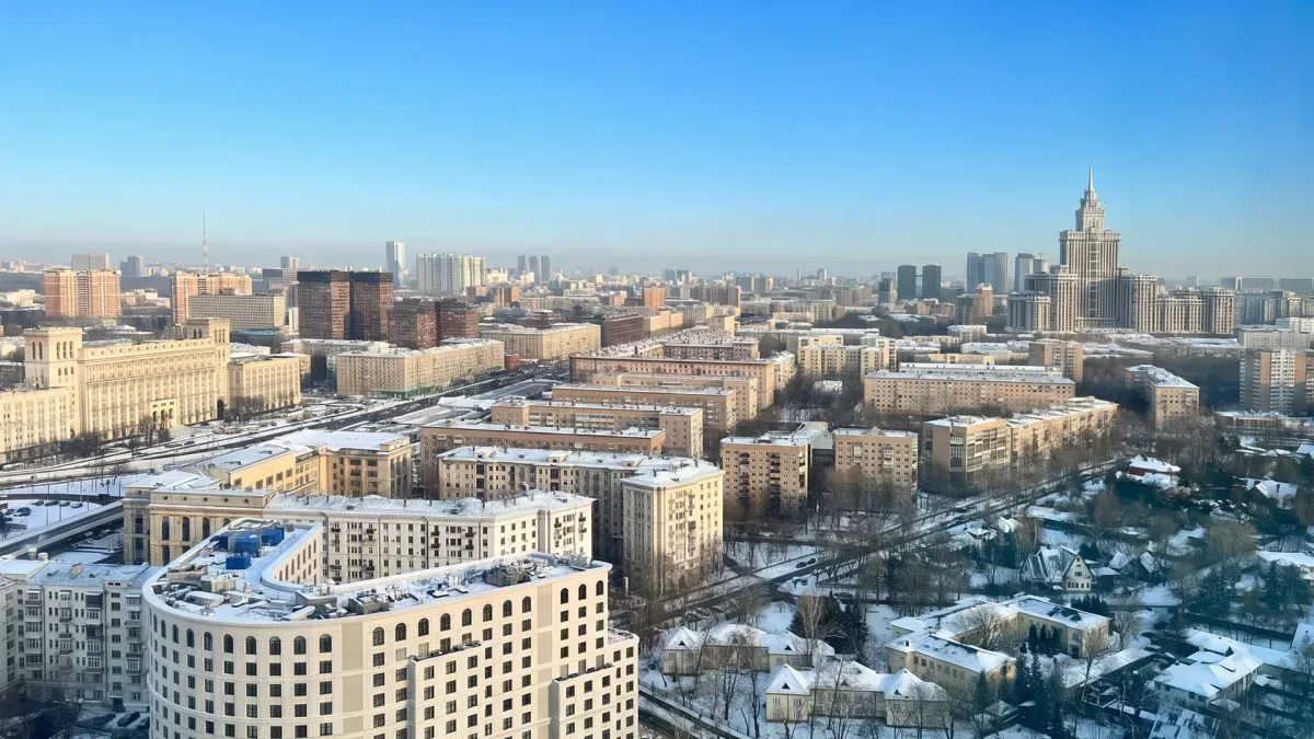 Очаг Сокола — пентхаус в ЖК «Дом художников», 30 этаж — Вид из окна