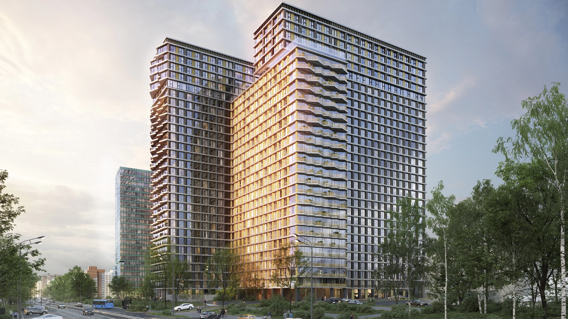 Фотографии комплекса ЖК Nametkin Tower