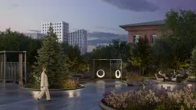 Фотографии приватной территории ЖК Воронцовъ