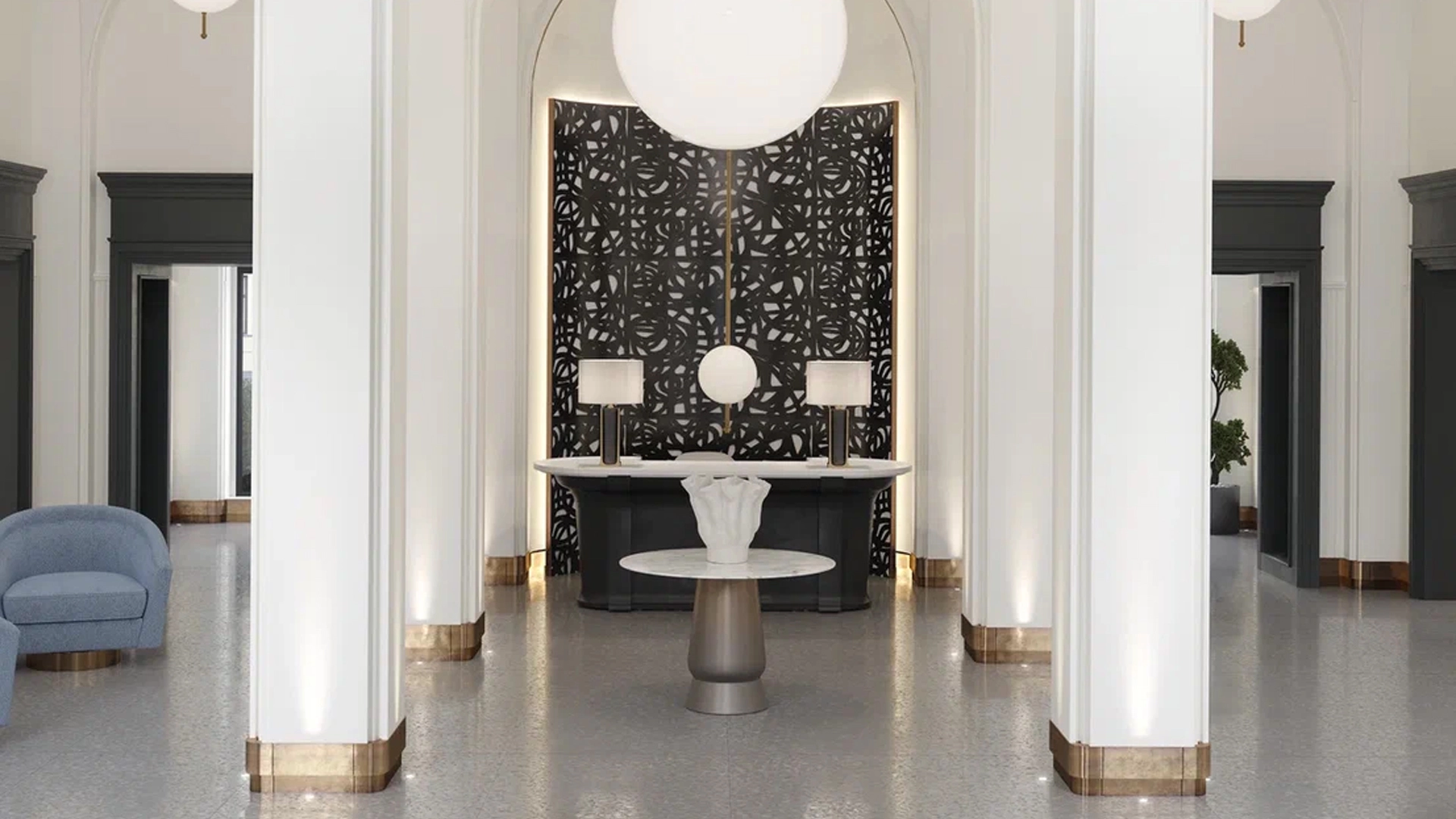 Фотографии Лобби ЖК «МИРЪ»