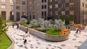 Фотографии приватной территории ЖК «Министр»