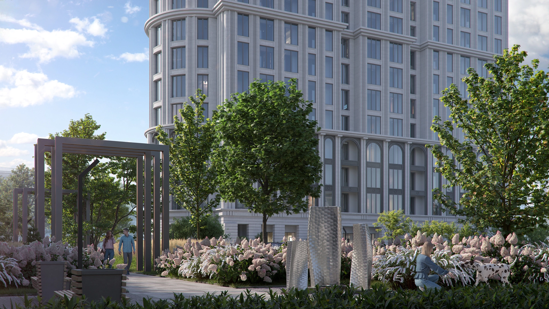 Фотографии приватной территории ЖК Shepilevskiy (Шепилевский)