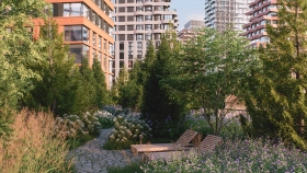 Фотографии приватной территории ЖК КОД Сокольники