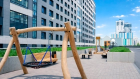 Фотографии приватной территории ЖК «Московские ворота II», СПб
