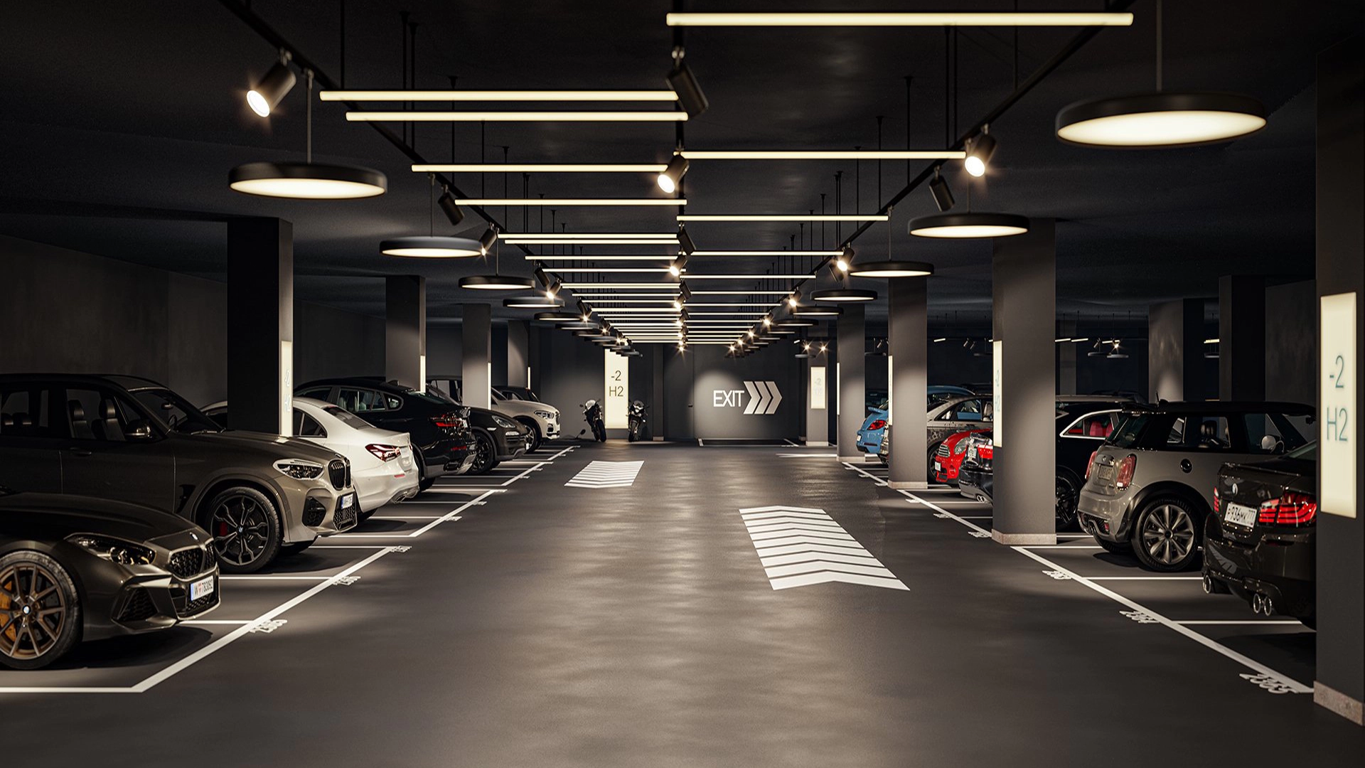 Фотографии паркинга Коллекция Лужники