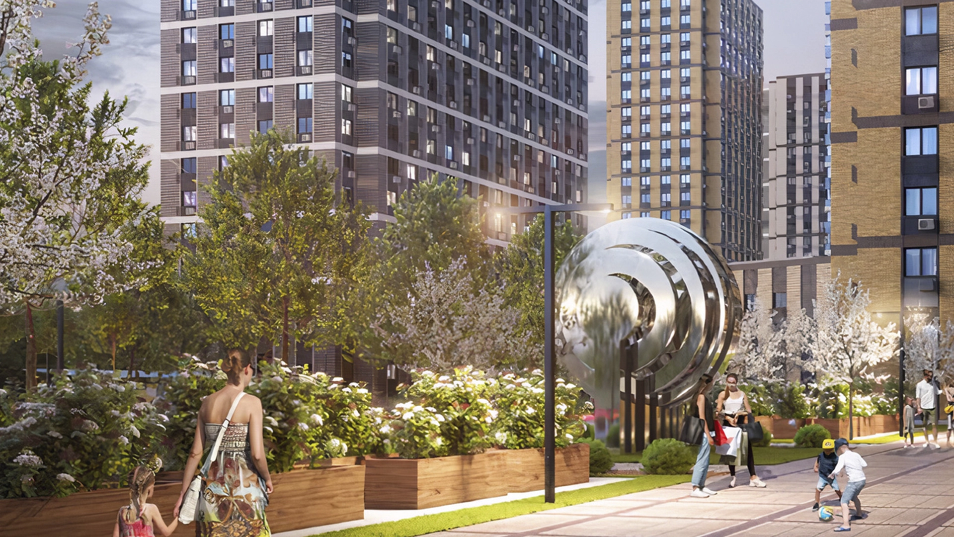 Фотографии приватной территории Parkside