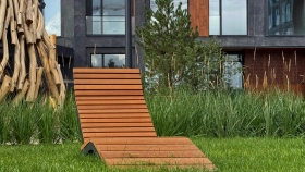 Фотографии приватной территории ЖК СберСити