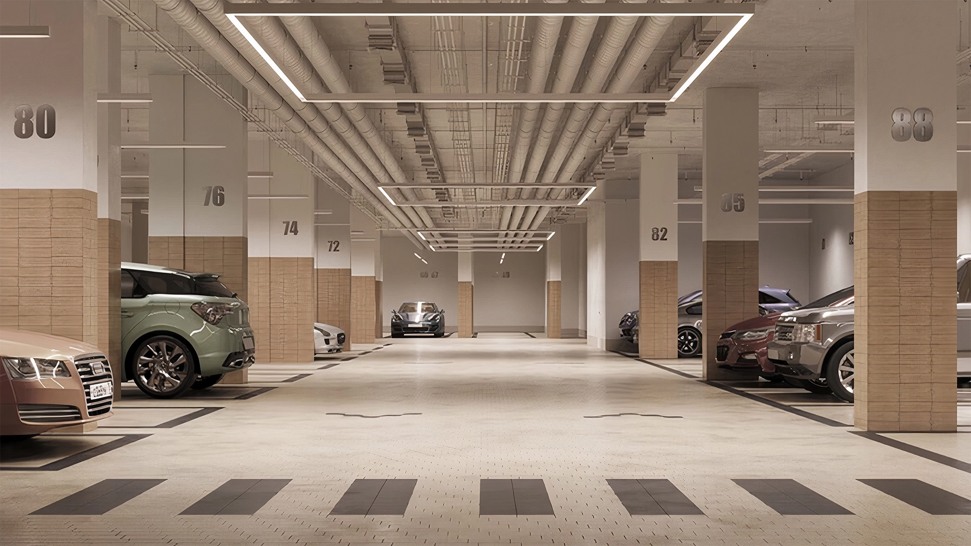 Фотографии паркинга ЖК Emotion