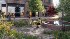 Фотографии приватной территории ЖК Твелв | Twelve