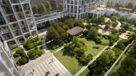 Фотографии приватной территории ЖК Дом 7 Даниловский