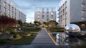 Фотографии приватной территории ЖК Foriver Residence