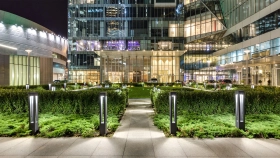 Фотографии приватной территории ЖК ОКО Towers