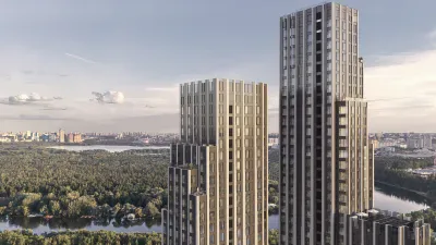 Небо Крылатской — пентхаус в ЖК «Крылатская, 33», 40 этаж — ЖК: архитектура