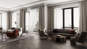 Фотографии интерьеров ЖК Vesper Tverskaya