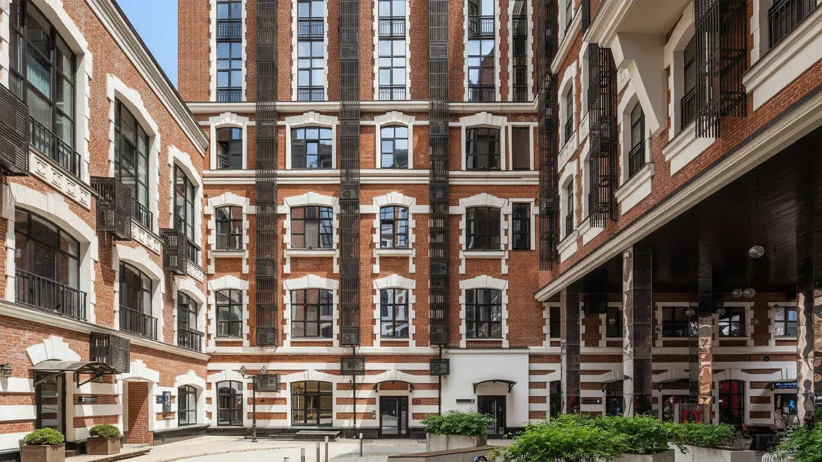 Дуэт Басманной — пентхаус в ЖК «Kleinhouse», 6 этаж — ЖК: архитектура
