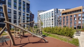 Фотографии приватной территории ЖК Nagatino i-Land Фотографии приватной территории ЖК Nagatino i-Land