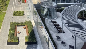 Фотографии приватной территории ЖК Eniteo (Энитео)