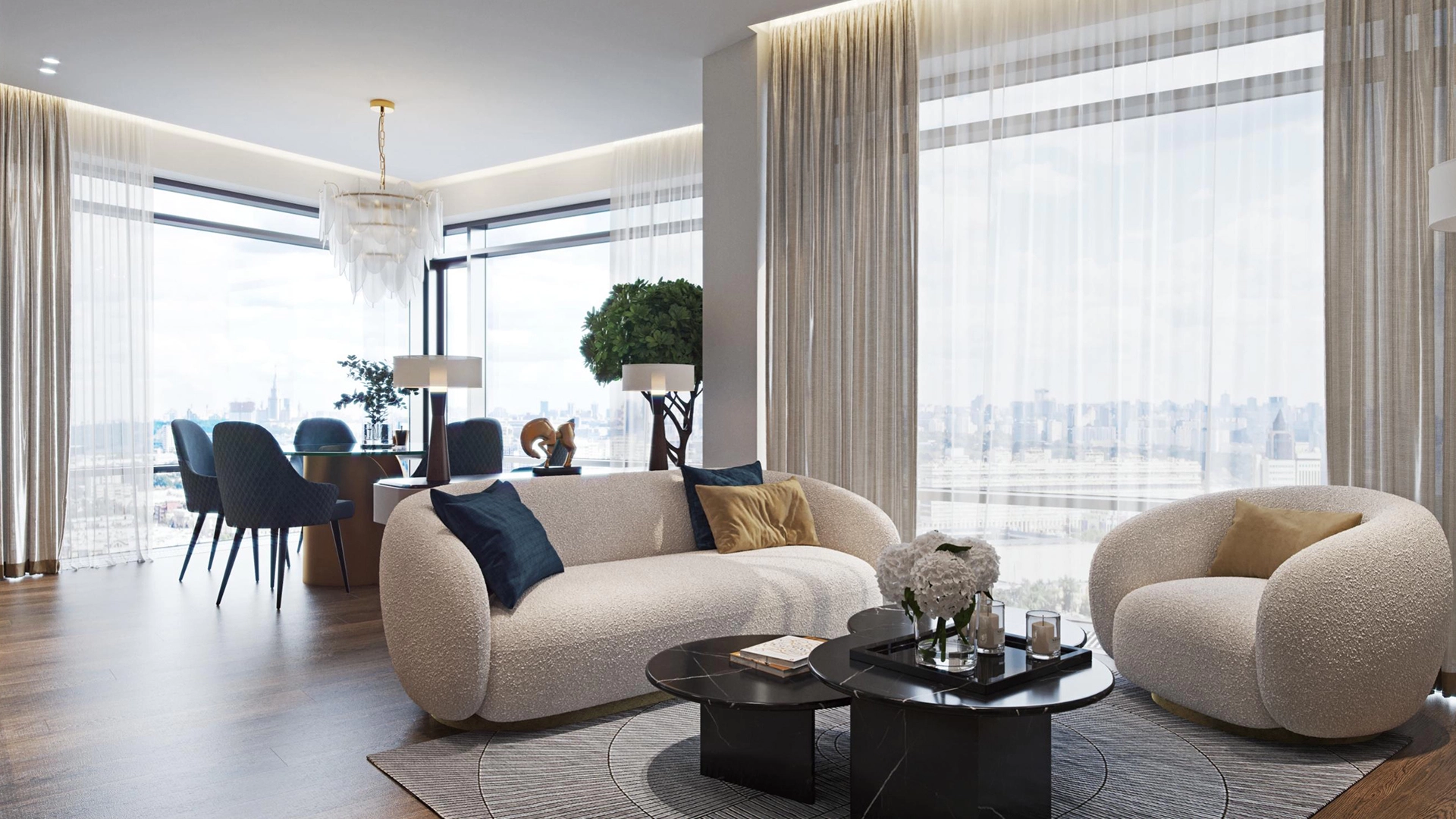 Фотографии интерьеров ЖК High Life Фотографии интерьеров ЖК High Life