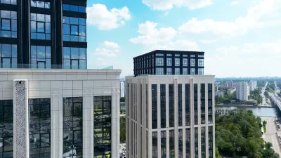 Терраса Нагатинского Затона — пентхаус в ЖК «Dream Towers», 6 этаж — ЖК: архитектура