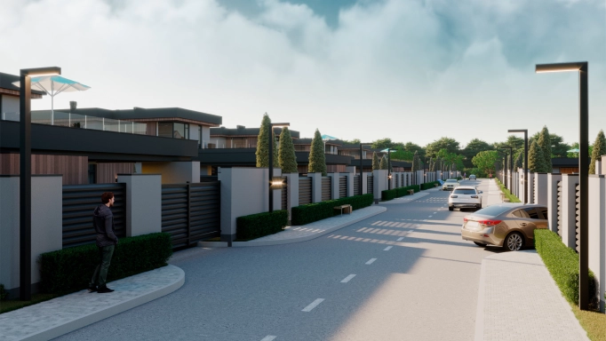 Knyazhye Ozero is a premium cottage community with 1,036 stone mansions, luxurious brick villas, and cozy Canadian-style timber-frame cottages. The community center includes a lake with a restaurant, a beach with a pier, three parks, sports fields, a school, a kindergarten, and an art school – booking available at Maison D'Ahmed

