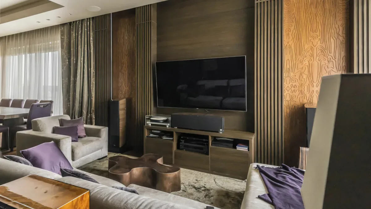 Терраса Зачатьевского — пентхаус в ЖК «1-й Зачатьевский переулок, 8», 7 этаж — Гостиная