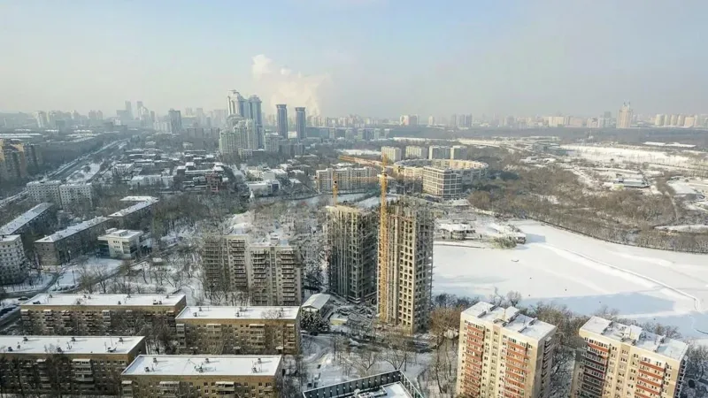 Башня — пентхаус в ЖК «Дом на Мосфильмовской», 28 этаж — Вид из окна