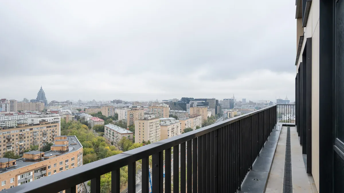 Терраса Беговой — пентхаус в ЖК «Сохо+Нохо», 17 этаж — Балкон