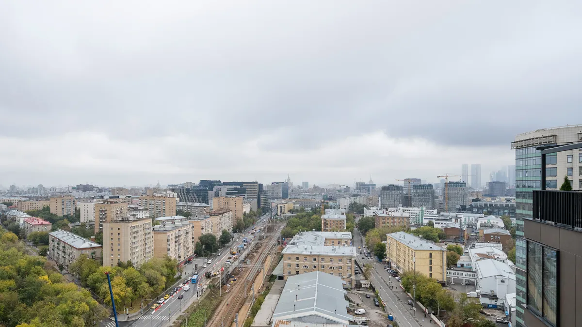 Терраса Беговой — пентхаус в ЖК «Сохо+Нохо», 17 этаж — Вид из окна