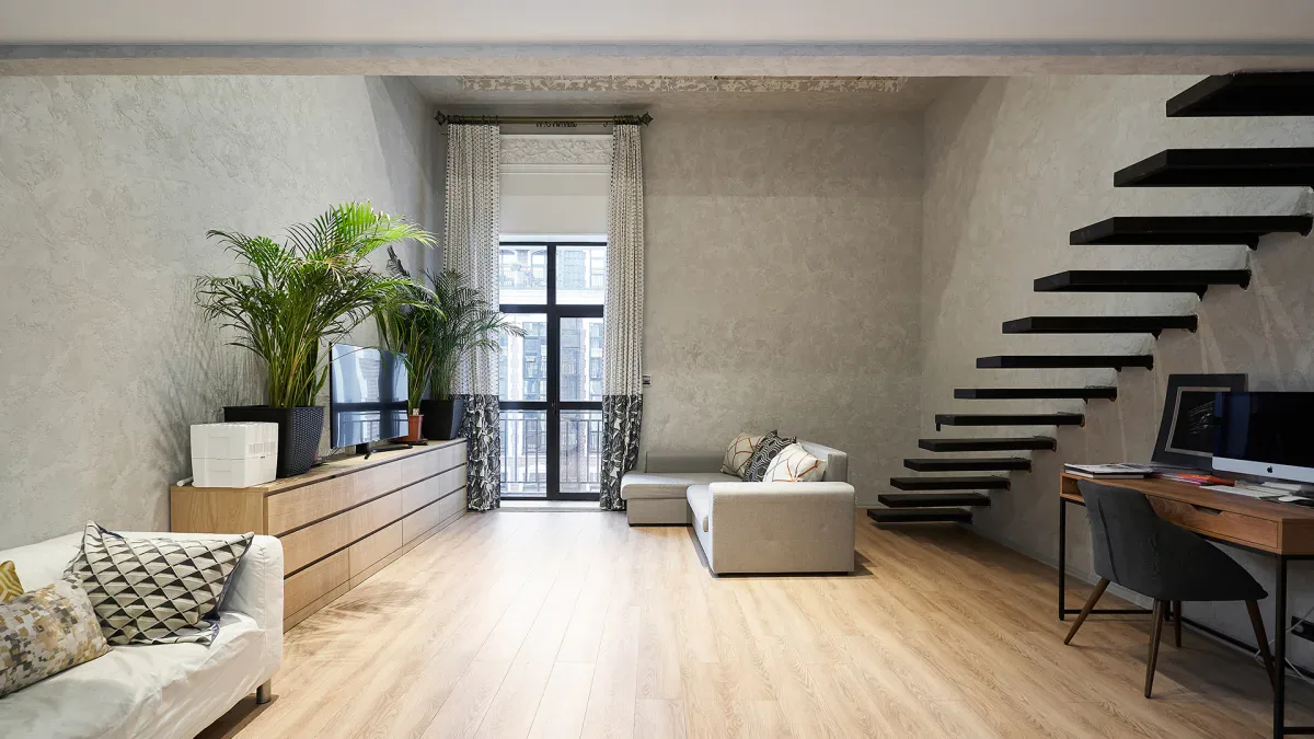 Дуэт Басманной — пентхаус в ЖК «Kleinhouse», 6 этаж — Гостиная
