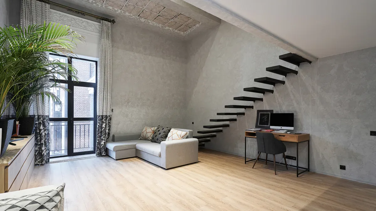 Дуэт Басманной — пентхаус в ЖК «Kleinhouse», 6 этаж — Гостиная