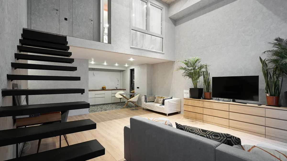 Дуэт Басманной — пентхаус в ЖК «Kleinhouse», 6 этаж — Гостиная