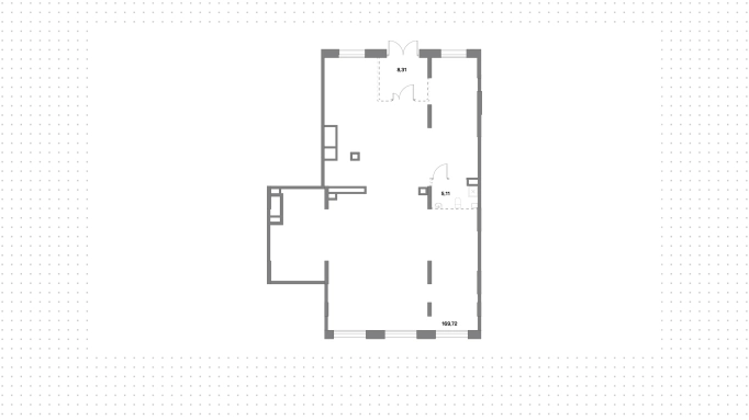 Premium 183m² commercial space for fitness club with swimming pool in Aquilon BESIDE 2.0 complex, Ryazansky Prospect - Maison D'Ahmed
