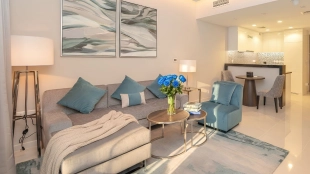 1-комнатные апартаменты, 63 м²