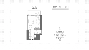 Студия, 46 м²