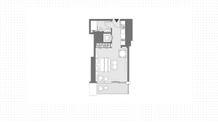 Студия, 45 м²