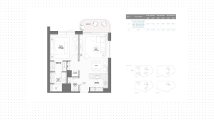 1-комнатные апартаменты, 80 м²