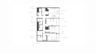 3-комнатные апартаменты, 170 м²