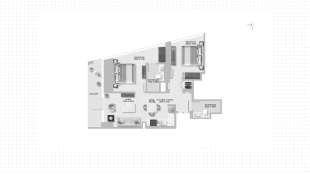 1-комнатные апартаменты, 81 м²